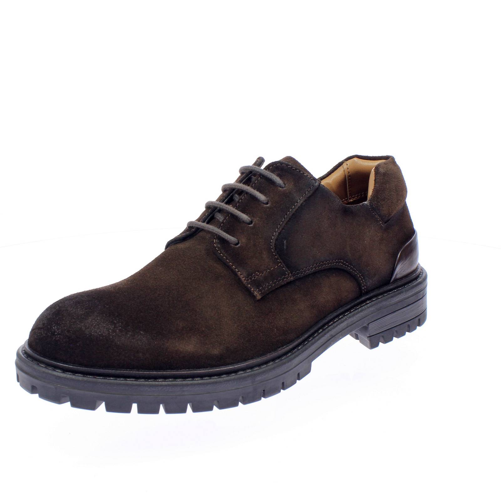 Pepe Jeans Ned Shoe - Stringate Con Suola Carrarmato T.moro - Uomo Scarpe