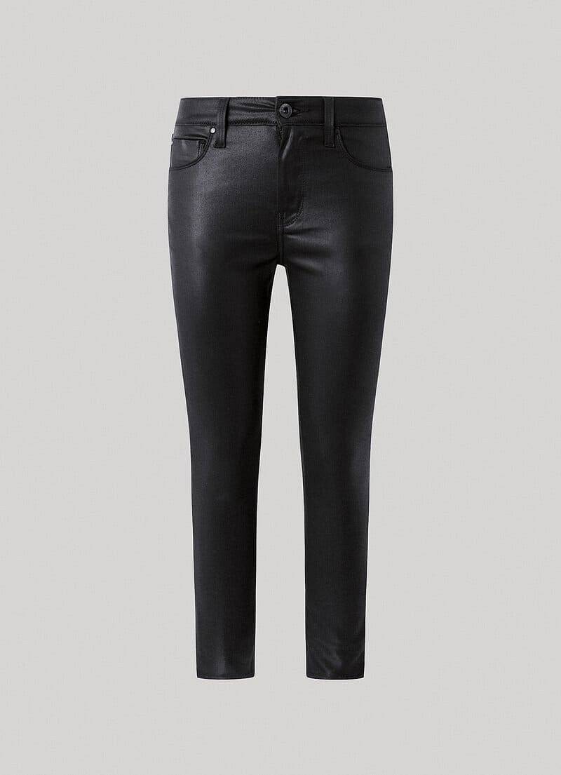 PEPE JEANS Pantalon en denim Regent - Jean skinny taille haute Femme jean