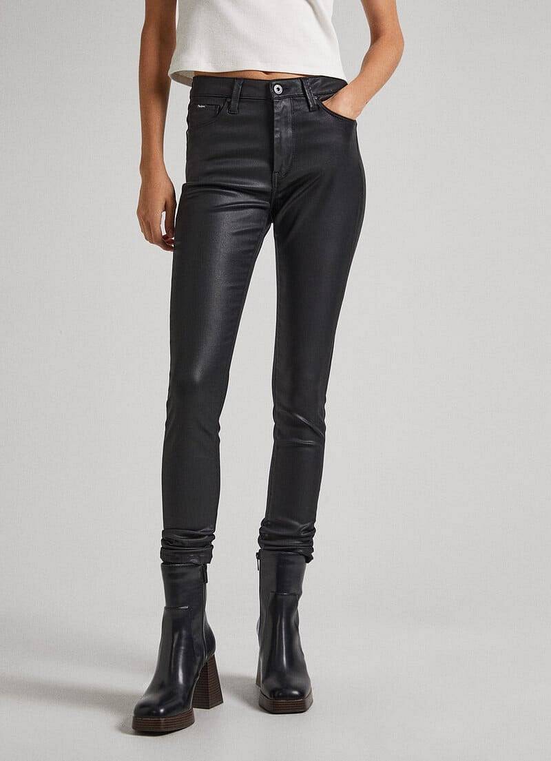 PEPE JEANS Pantalon en denim Regent - Jean skinny taille haute Femme jean Photo 2