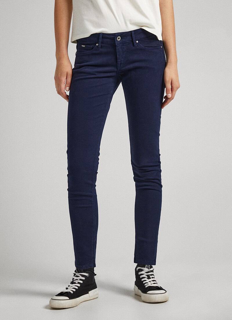 PEPE JEANS Soho Pants - Pantalon skinny Femme bleu Photo 2