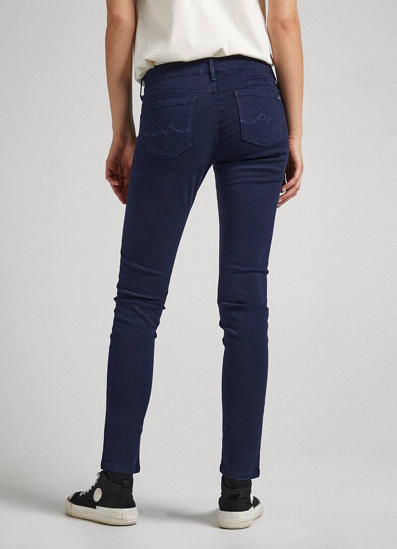 PEPE JEANS Soho Pants - Pantalon skinny Femme bleu Photo 3