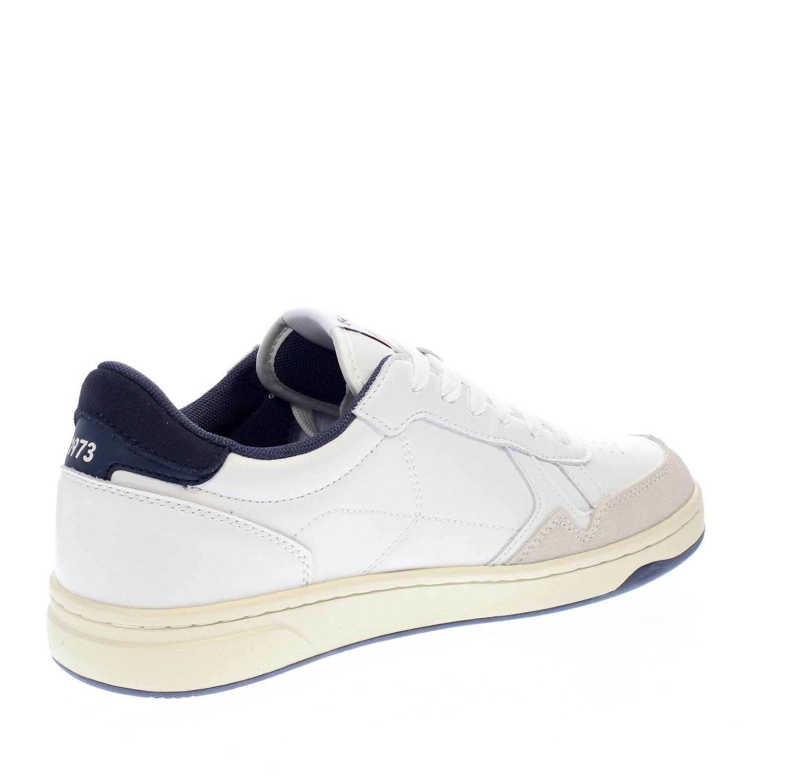 PEPE JEANS Kore Brit - Niedrige Sneakers aus Leder Herren weiß Foto 4