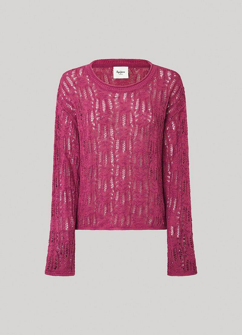 Pepe Jeans Gwen Maglia Traforata Rosa Taglia XS Abbigliamento Donna 8445866607611 eBay