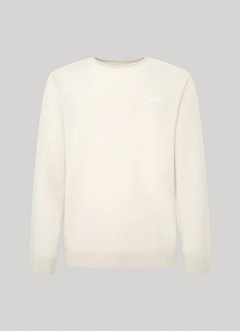 PEPE JEANS Miller- Pull à col ras du cou Homme blanc