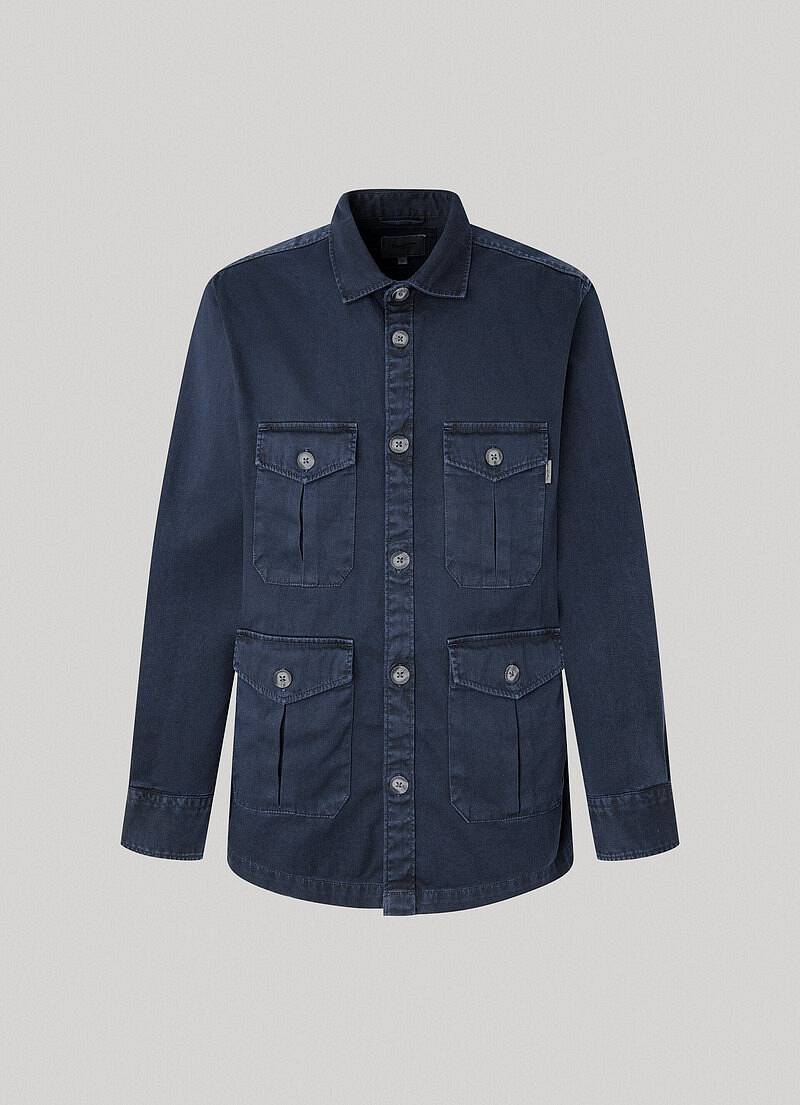 PEPE JEANS Veste Camicia Pierce Homme bleu