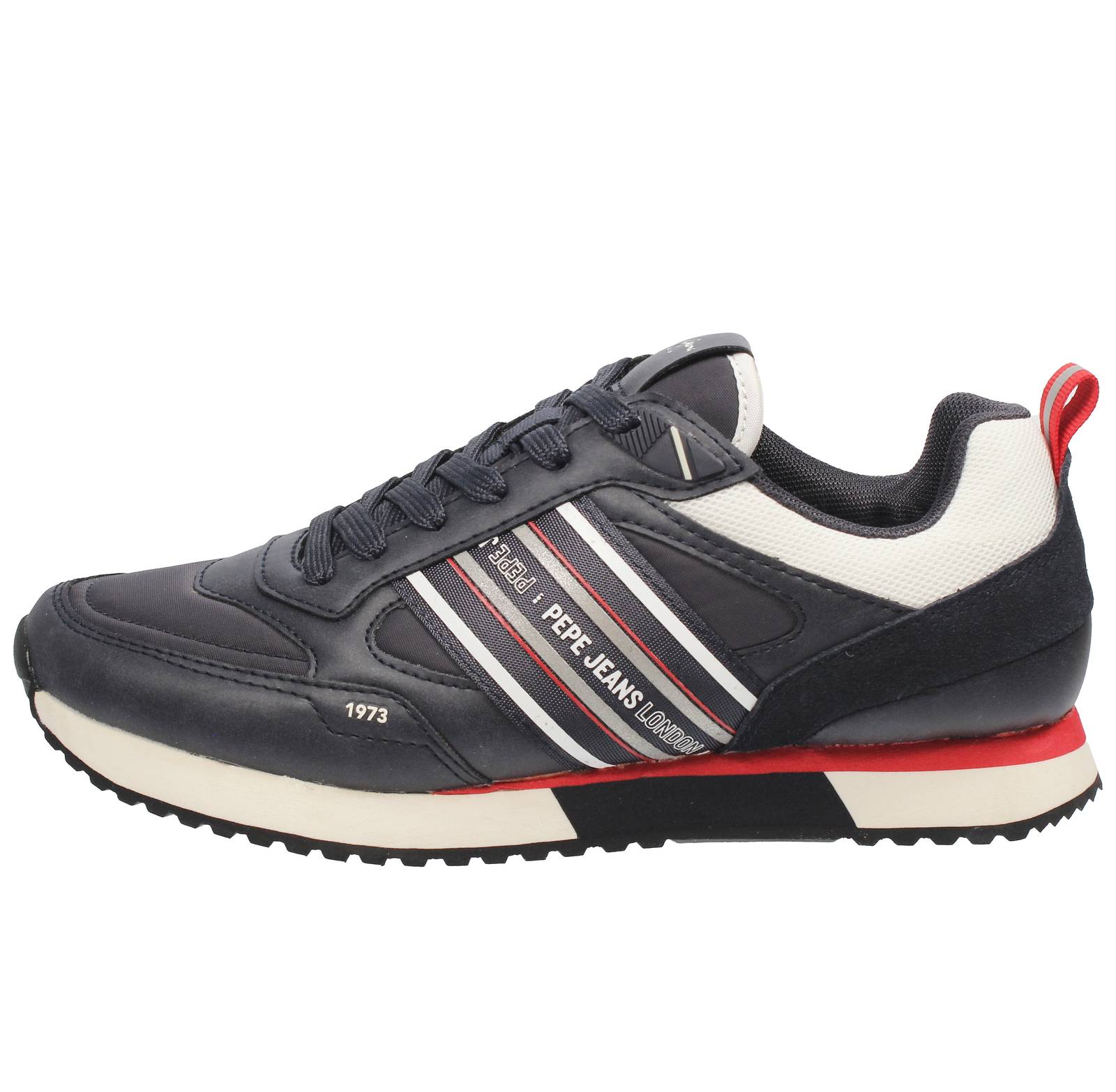 PEPE JEANS Dublin Young - Sneakers basses en tissu Homme bleu Photo 3