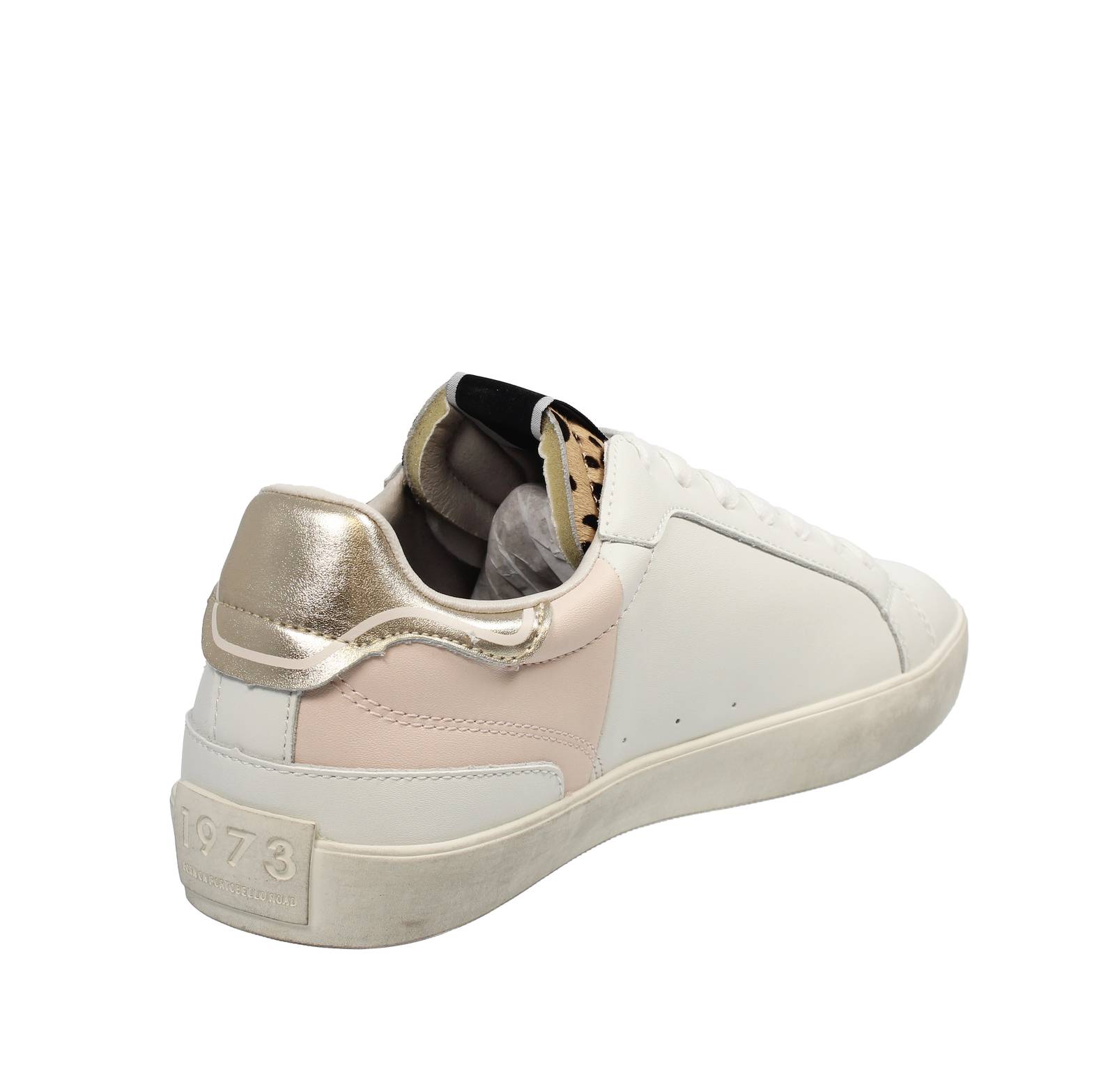 PEPE JEANS Lane Fun - Sneakers basses en cuir Femme blanc Photo 4