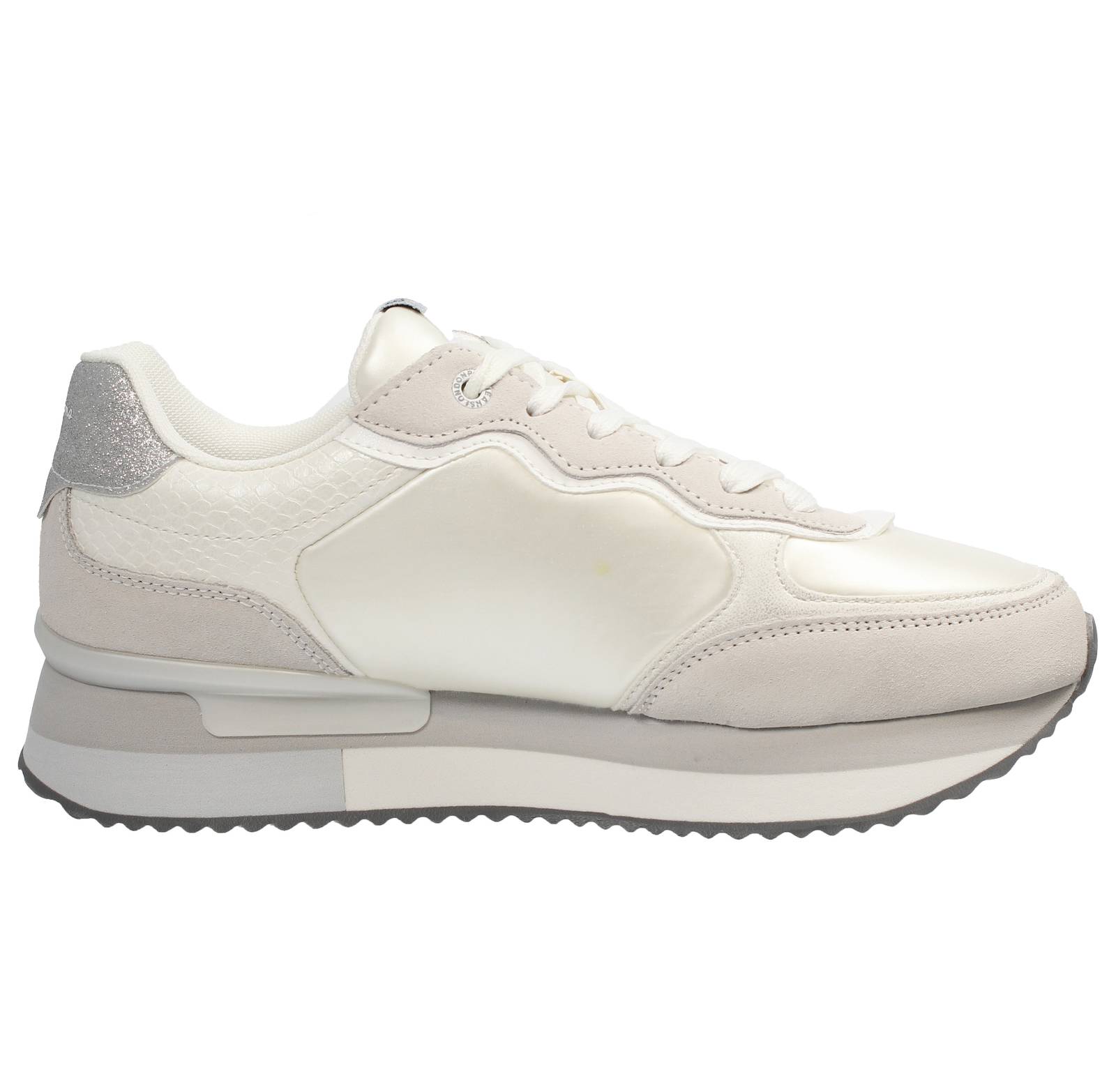 PEPE JEANS Rusper Shine - Sneakers en cuir Femme blanc Photo 2