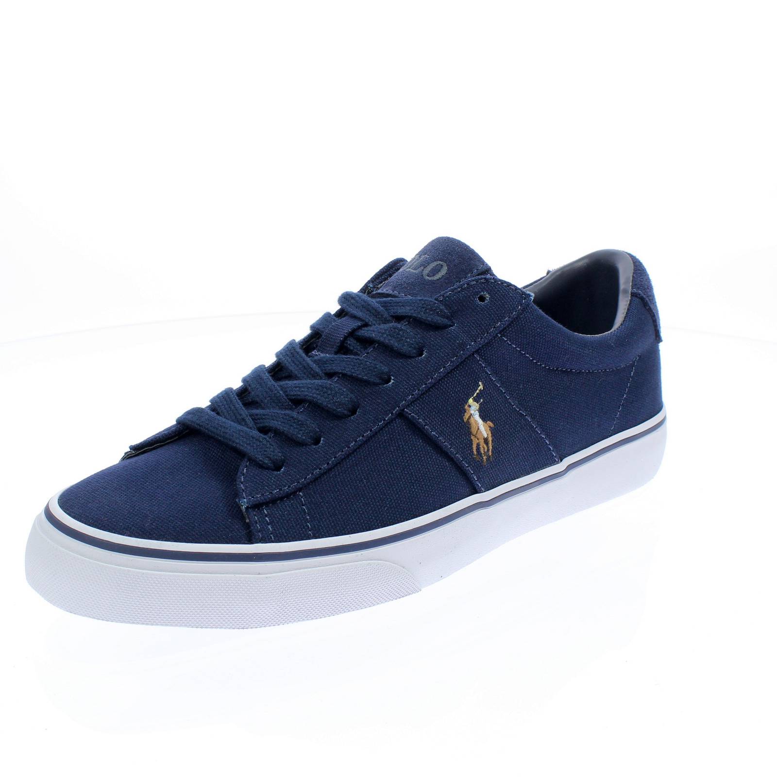 Кроссовки Ralph Lauren Sayer-ne из мягкой парусины синего цвета - Кроссовки Uomo Scarpe