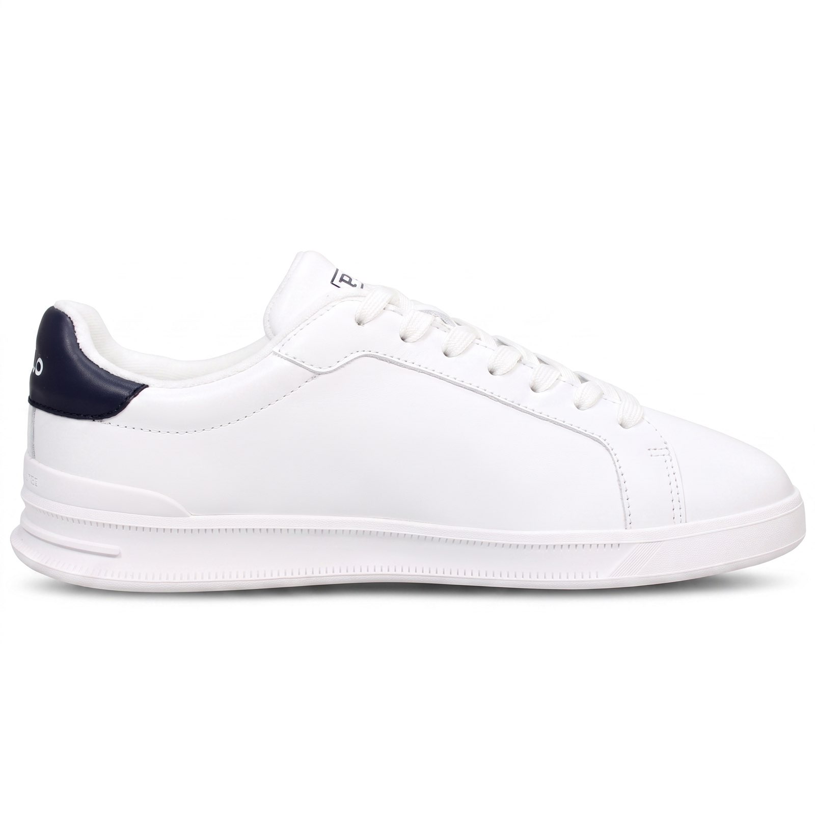 RALPH LAUREN Heritage Court - Low-Top Leather Sneakers Man white Photo 3