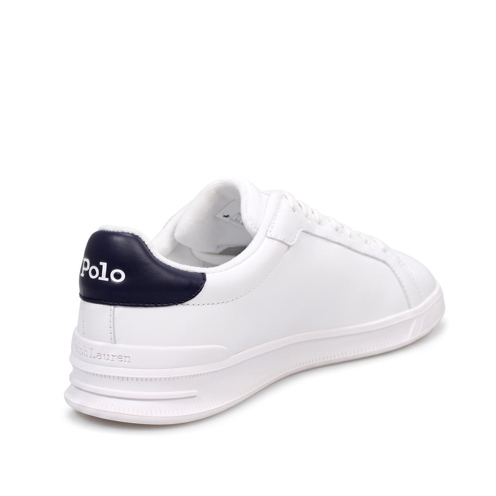 RALPH LAUREN Heritage Court - Low-Top Leather Sneakers Man white Photo 6