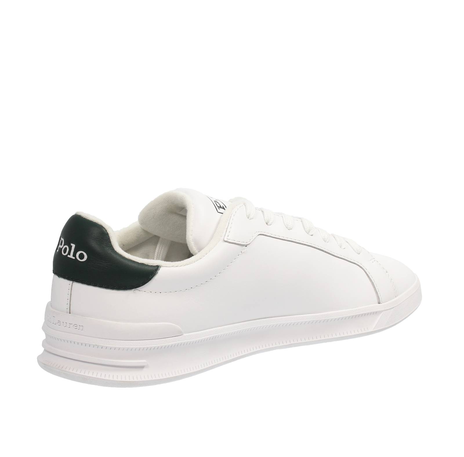 RALPH LAUREN Heritage Court - Low-Top Leather Sneakers Man white Photo 4