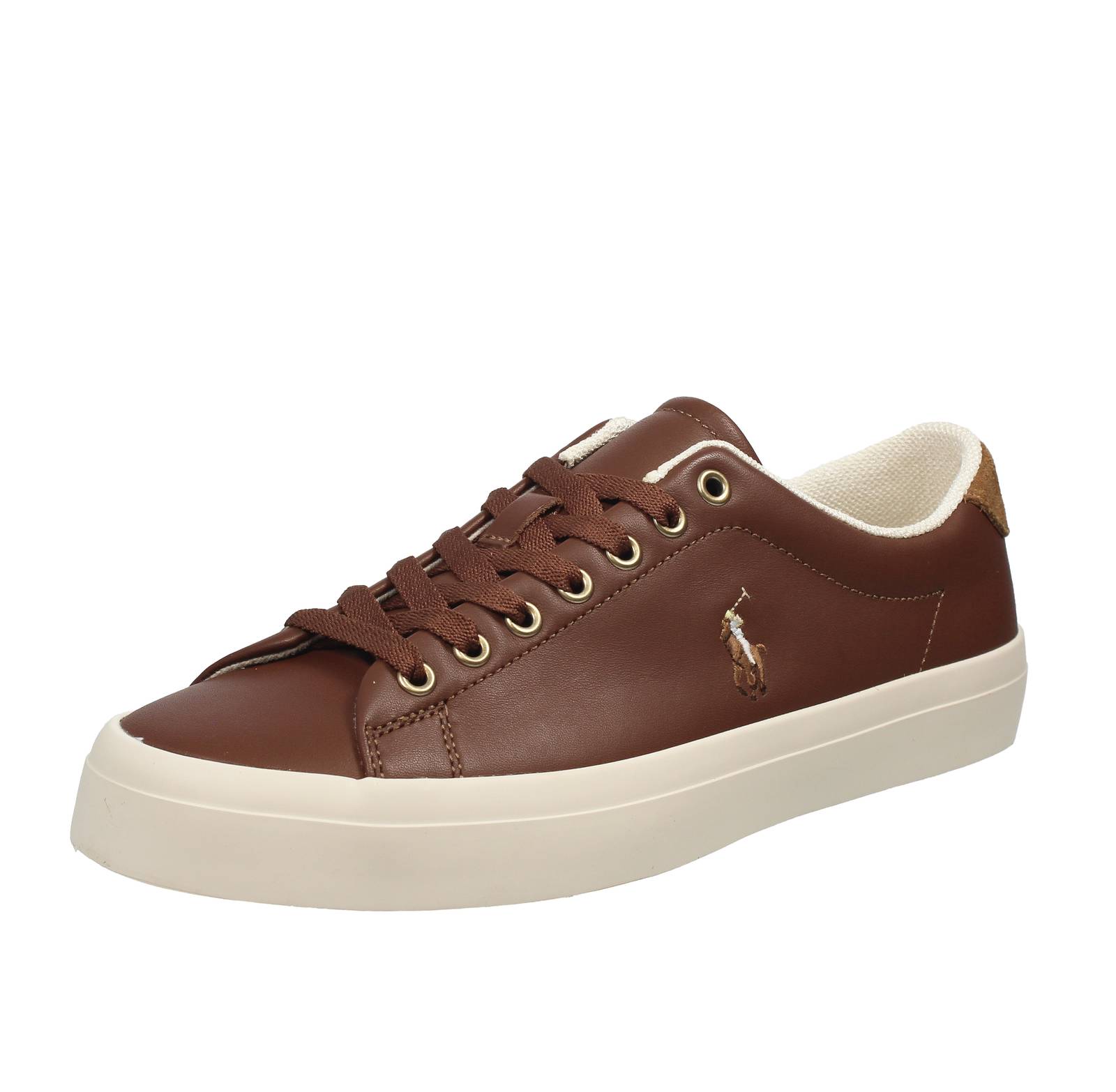 Ralph Lauren Longwood - Кроссовки Basse от Pelle Marrone - Кроссовки Uomo Scarpe