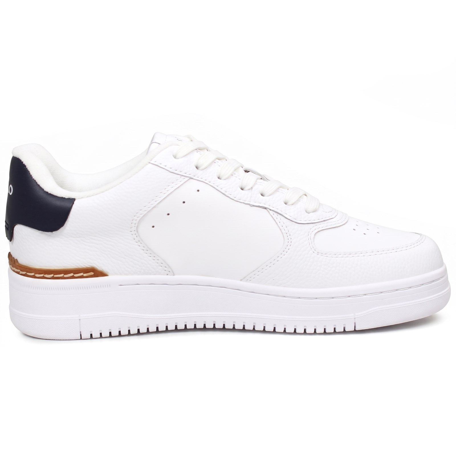 RALPH LAUREN Master Court – Hohe Sneakers aus Leder Herren weiß Foto 3