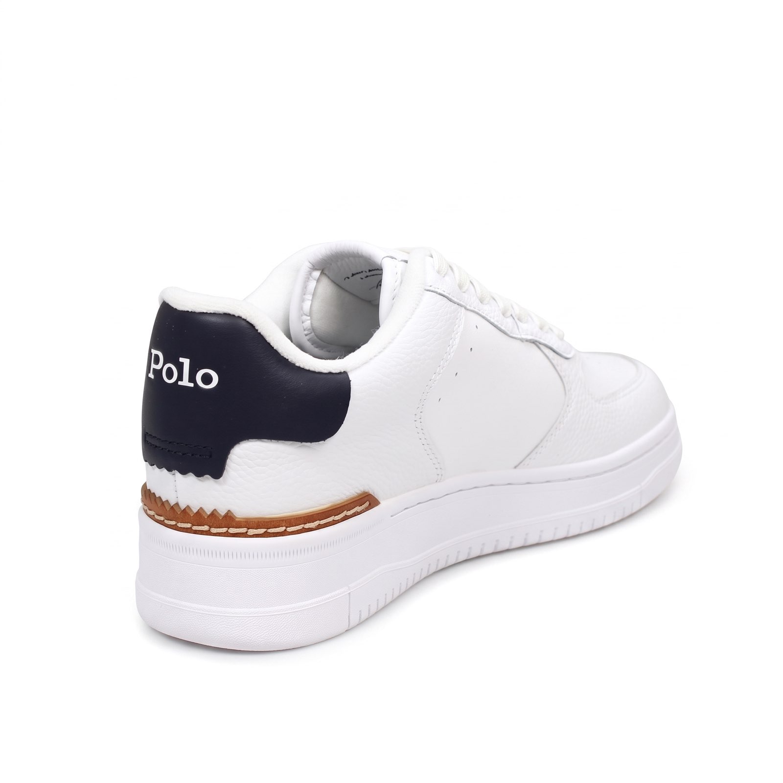 RALPH LAUREN Master Court – Hohe Sneakers aus Leder Herren weiß Foto 6