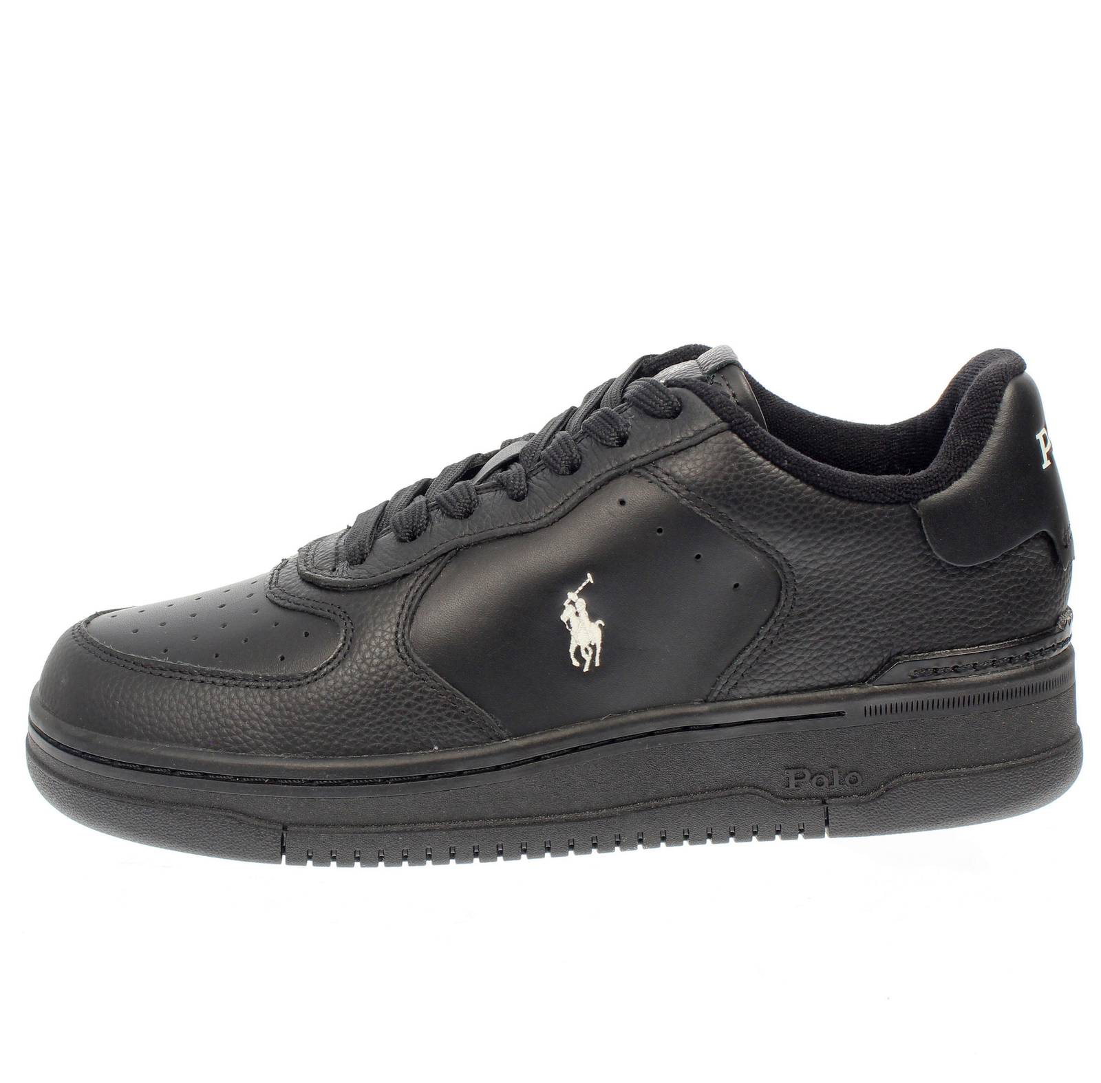 RALPH LAUREN Master Court – Hohe Sneakers aus Leder Herren schwarz Foto 3