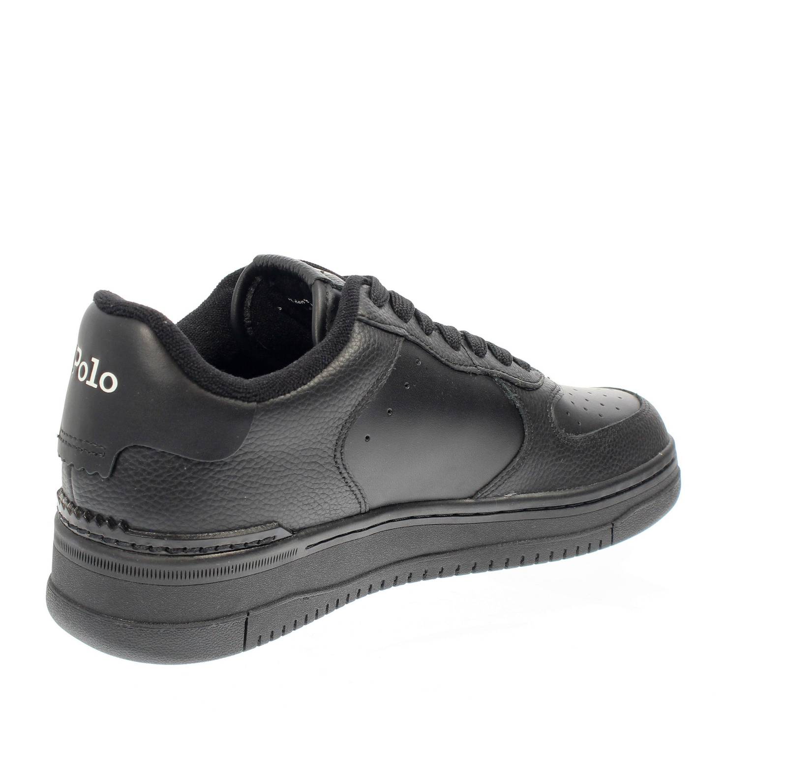 RALPH LAUREN Master Court – Hohe Sneakers aus Leder Herren schwarz Foto 4