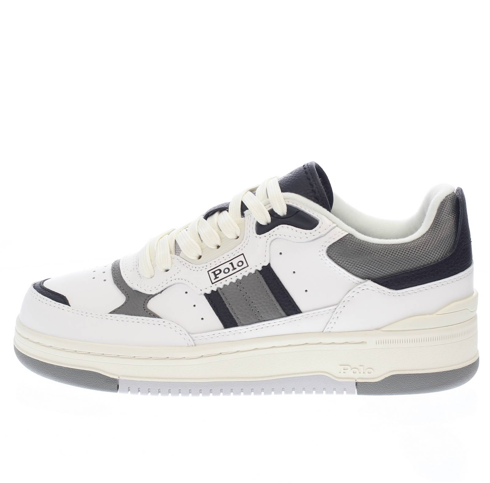 RALPH LAUREN Master Sport - Sneakers in Pelle Uomo bianco Foto 3