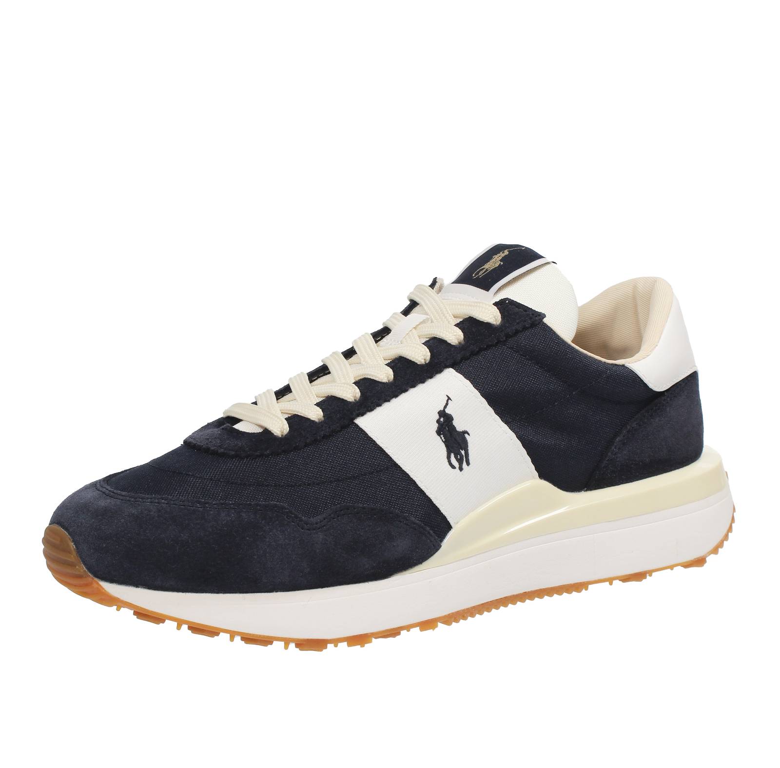 Ralph Lauren Train 89 - Кроссовки из замши и нейлона синего цвета - Кроссовки Uomo Scarpe 30190₽