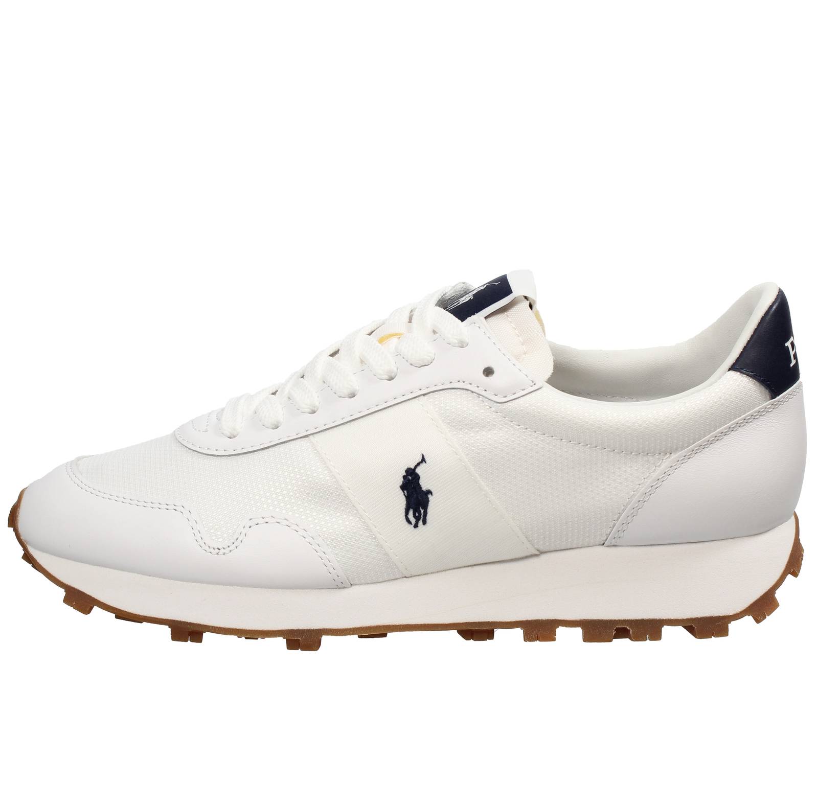 RALPH LAUREN Trail 125 - Leather Sneakers Man white Photo 3