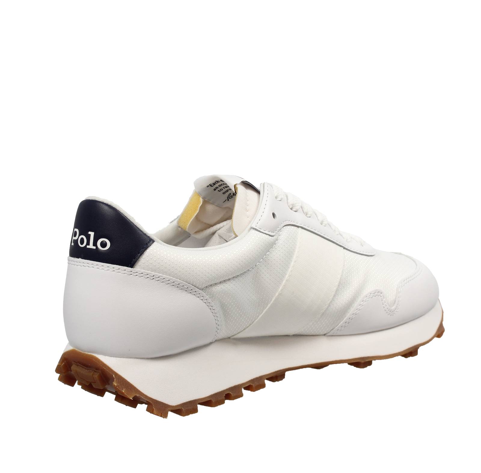 RALPH LAUREN Trail 125 - Leather Sneakers Man white Photo 4