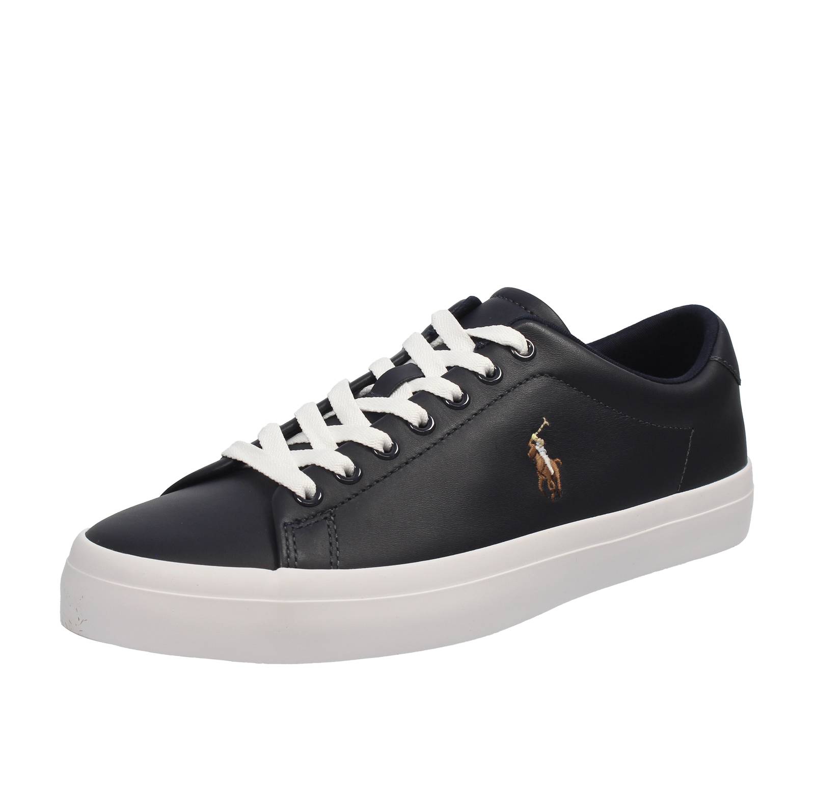 Ralph Lauren Longwood - Кроссовки Basse In Pelle Blu - Кроссовки Uomo Scarpe