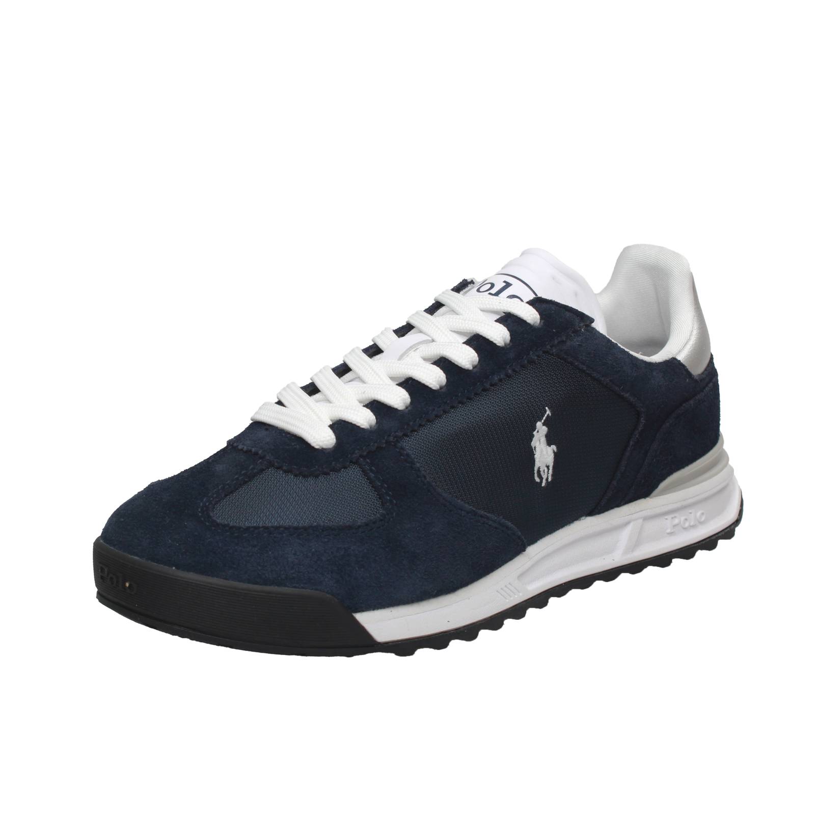 RALPH LAUREN Varick - Niedrige Sneakers aus Wildleder Herren blau Foto 1