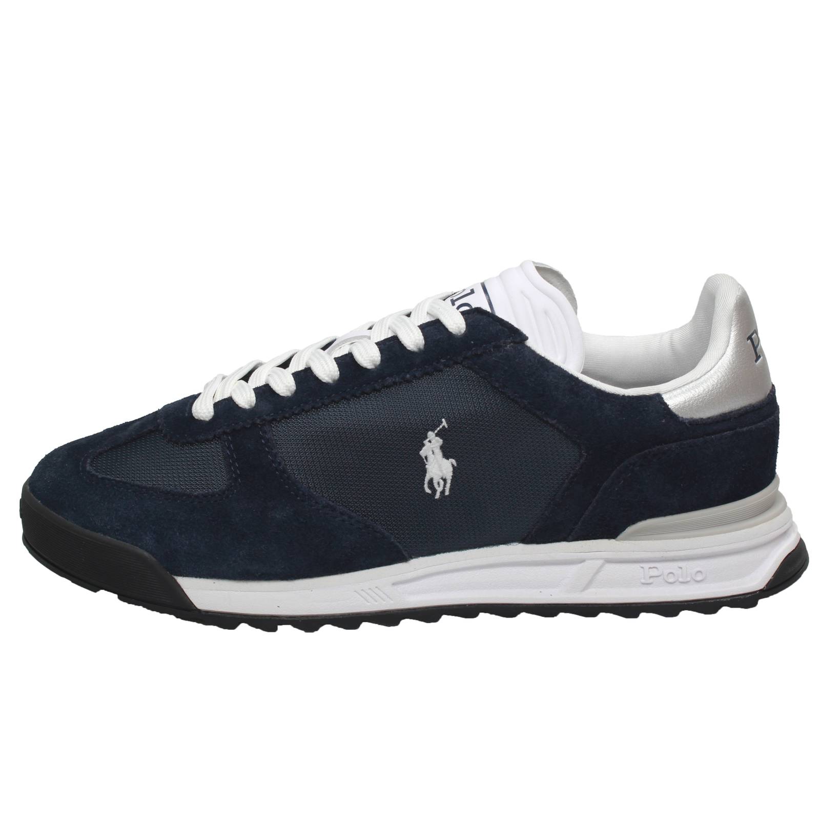 RALPH LAUREN Varick - Niedrige Sneakers aus Wildleder Herren blau Foto 3