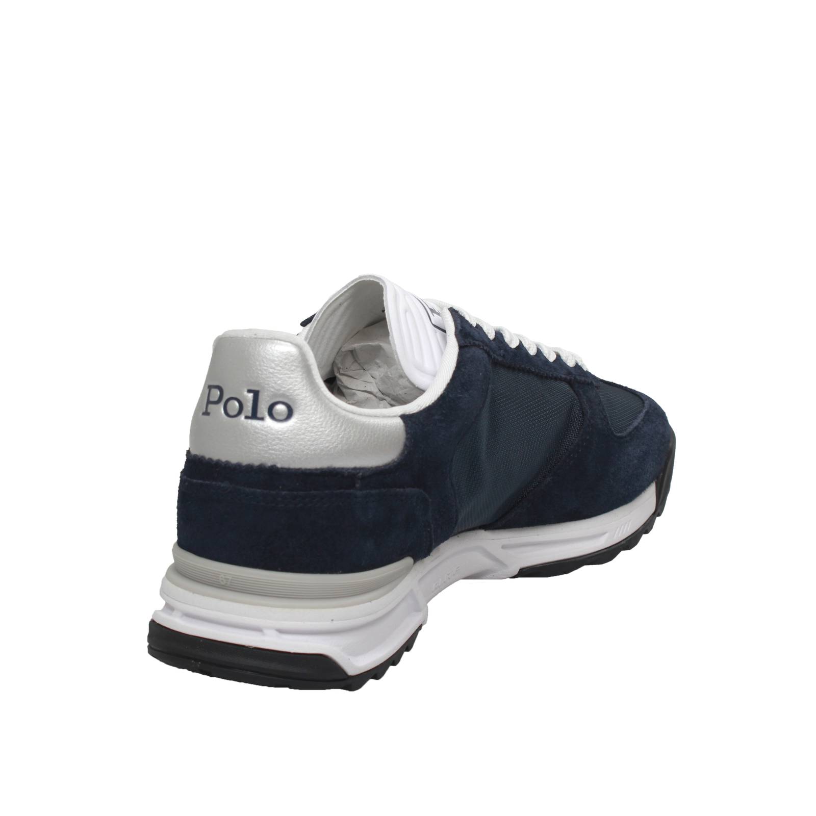 RALPH LAUREN Varick - Niedrige Sneakers aus Wildleder Herren blau Foto 4