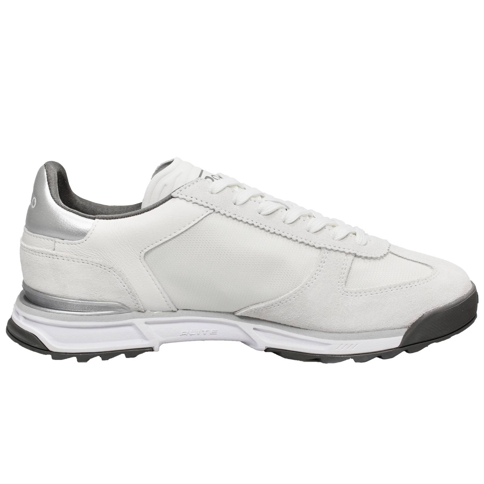 RALPH LAUREN Varick - Niedrige Sneakers aus Wildleder Herren weiß Foto 2