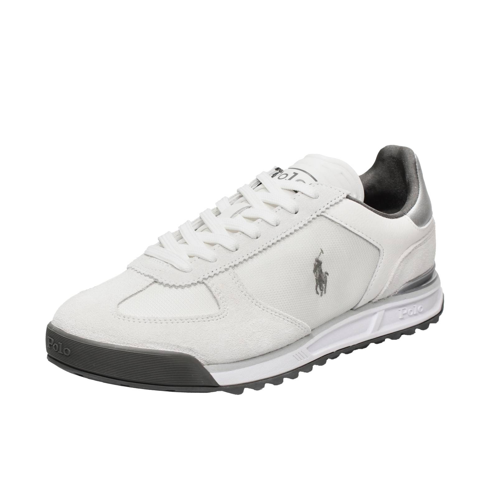 RALPH LAUREN Varick - Sneakers basses en daim Homme blanc