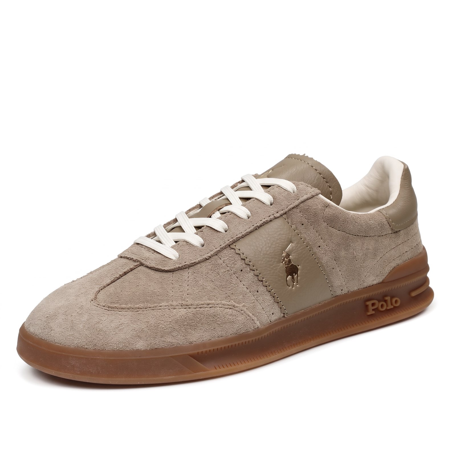 RALPH LAUREN Heritage Aera - Suede Sneakers Man sand