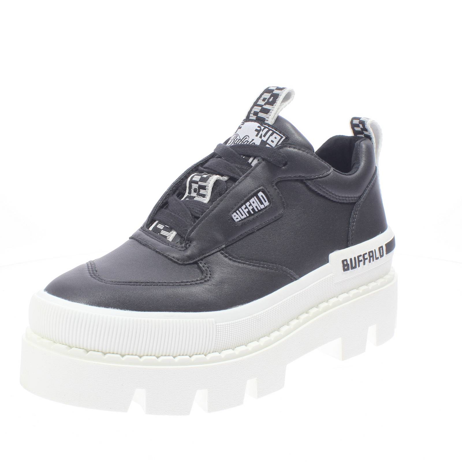 Кроссовки Buffalo Raven Ox Schwarz - Damen Schuhe Sportlich Chic 16990₽
