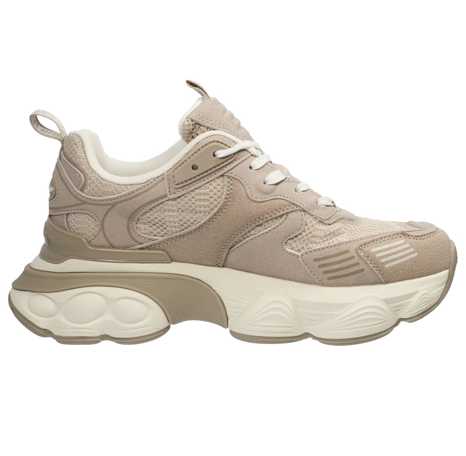 BUFFALO Truck - Sneakers alte platform Donna beige Foto 2