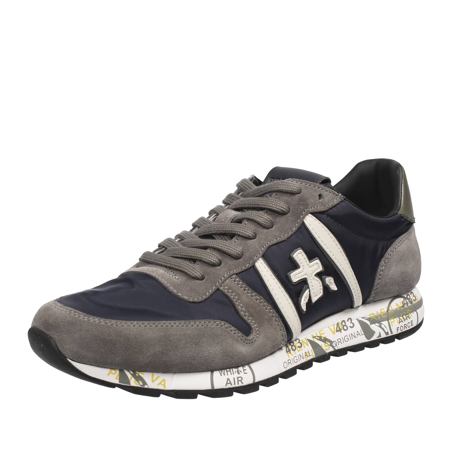 Premiata Eric - Кроссовки Basse из замши Grigio - Повседневные кроссовки Uomo Scarpe