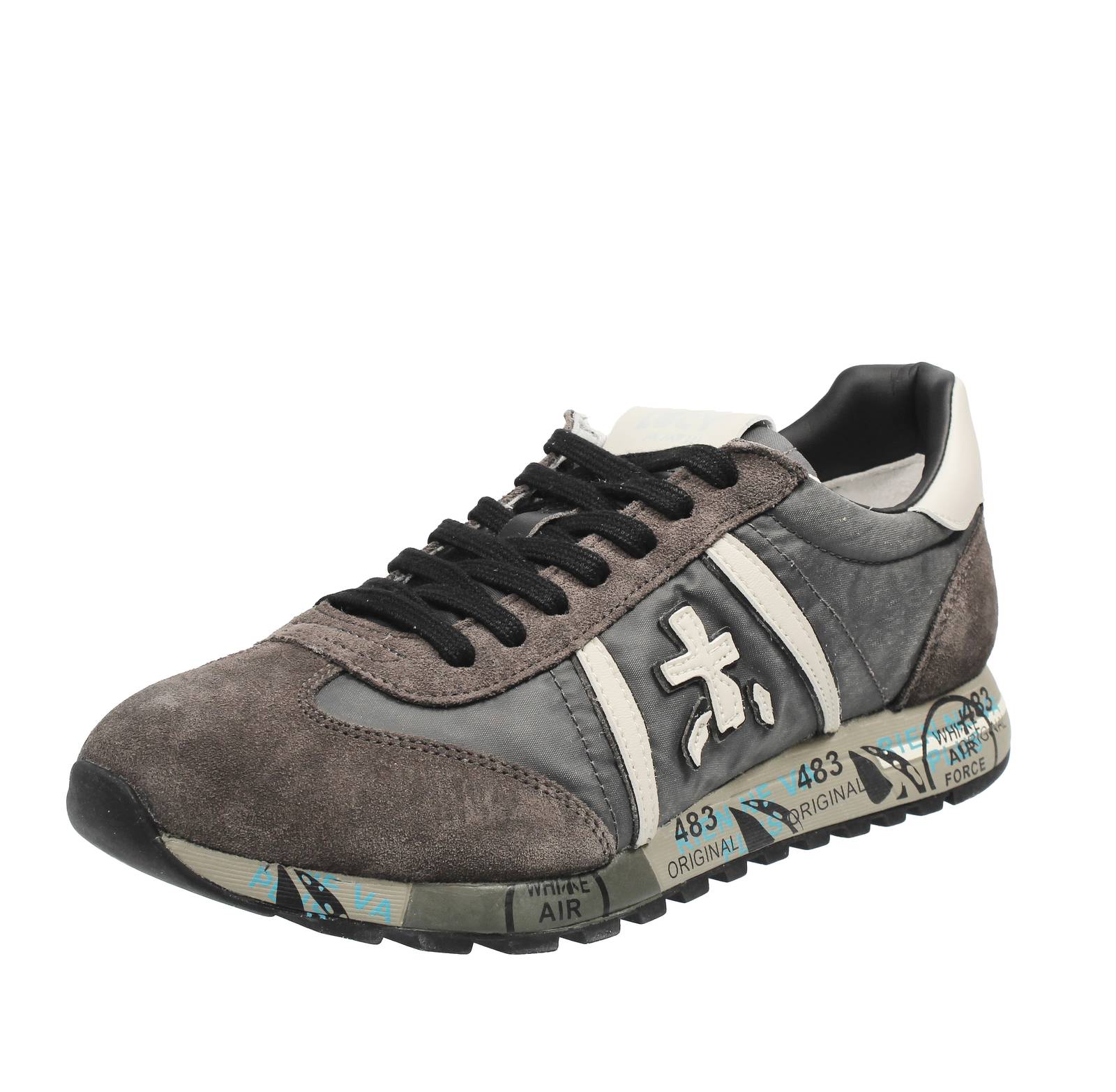 Premiata Lucy - Кроссовки из замши и нейлона Marrone - Кроссовки Uomo Scarpe