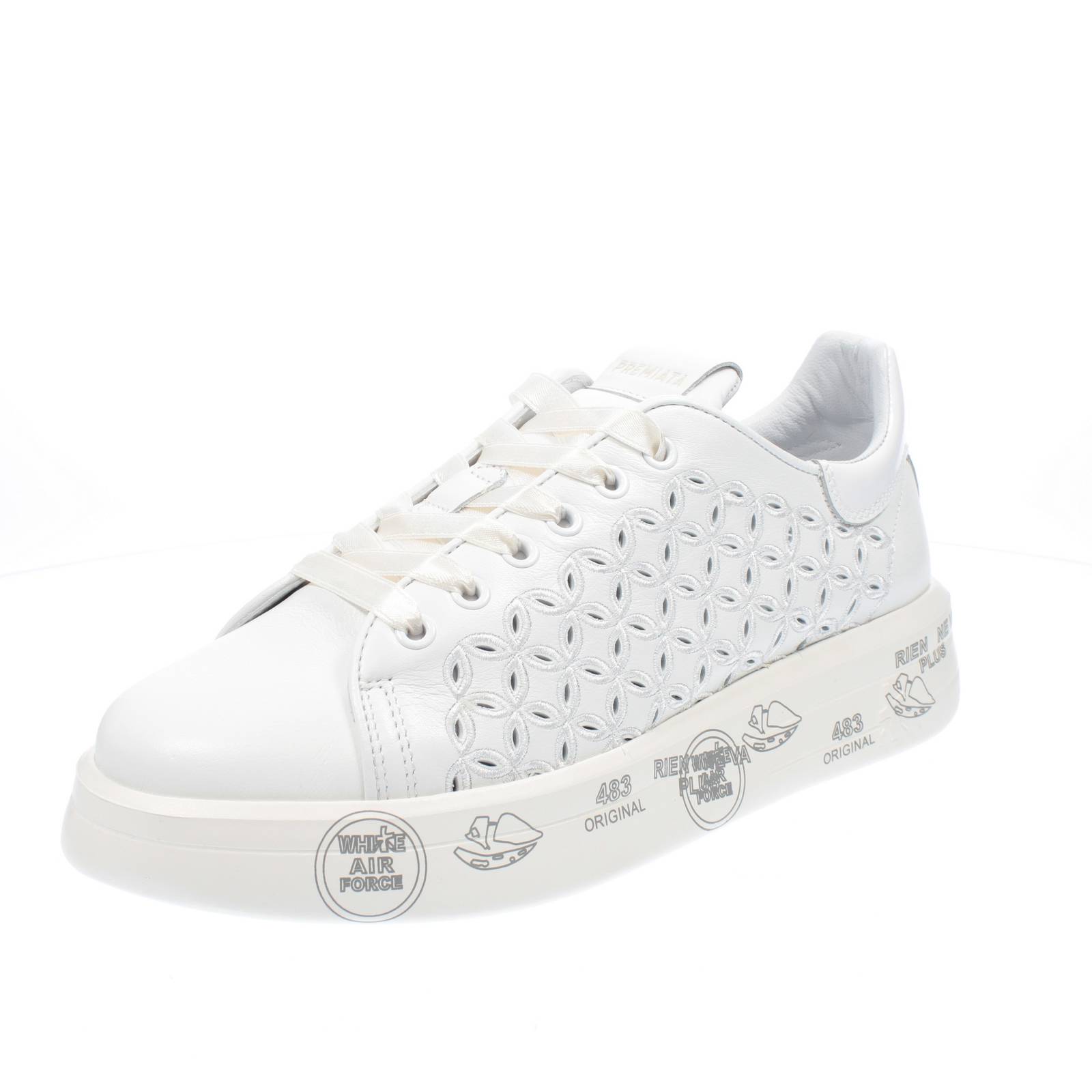 Premiata Belle - Кроссовки на платформе Oversize Bianco - Кроссовки Donna Scarpe