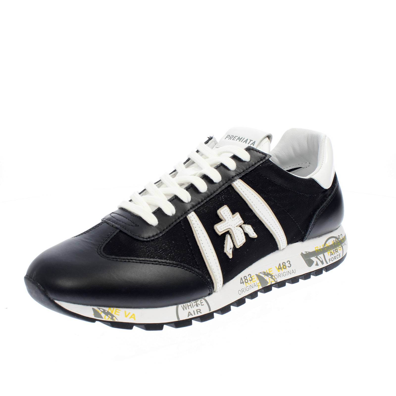 Premiata Lucy - Кроссовки из замши и нейлона Nero - Кроссовки Donna Scarpe
