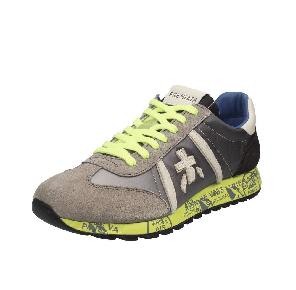 PREMIATA Lucy - Sneakers Suede e Nylon grigio Sneakers Casual Uomo LUCY