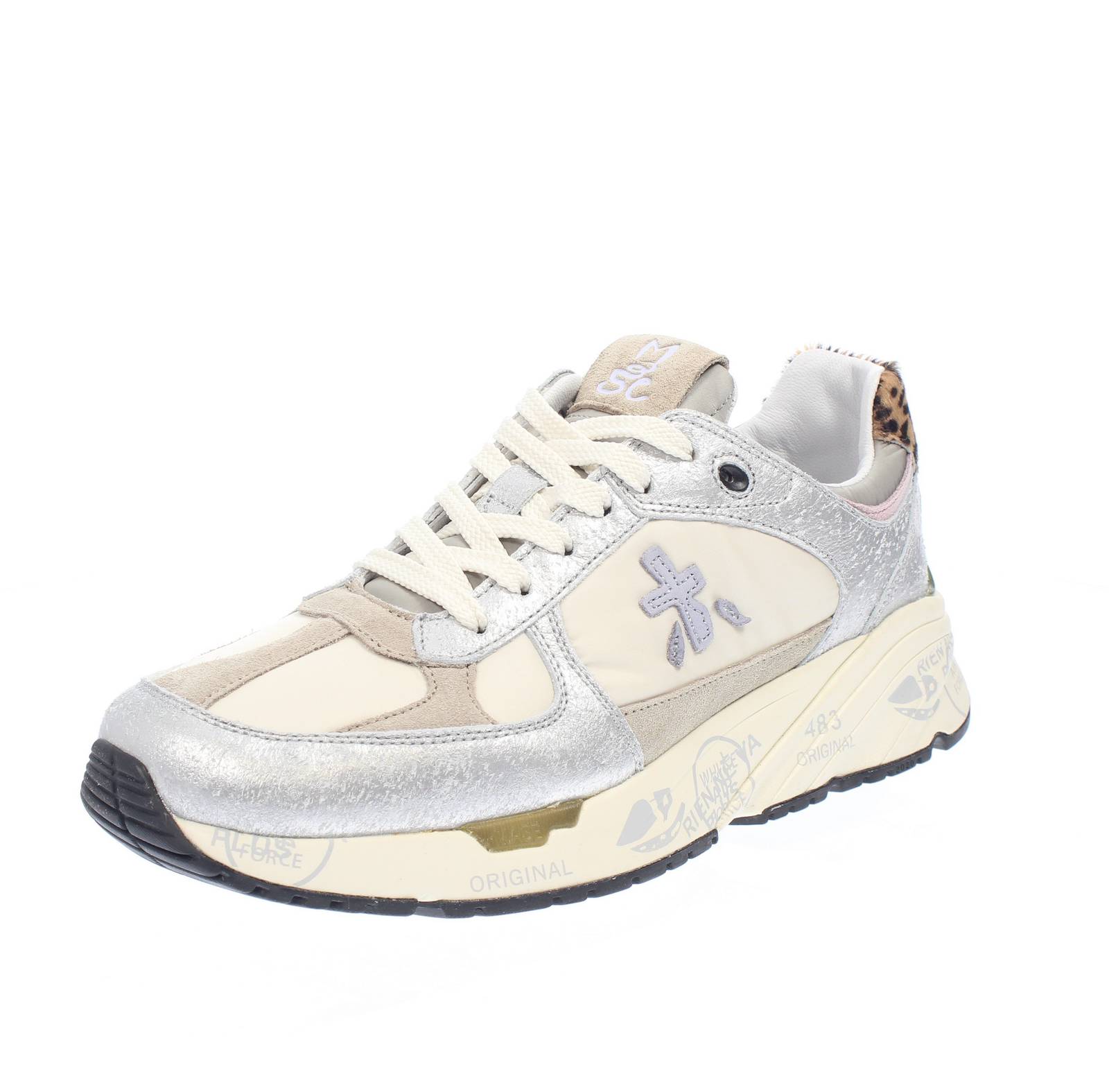 Premiata Mased - Кроссовки из замши и нейлона бежевого цвета - Кроссовки Donna Scarpe