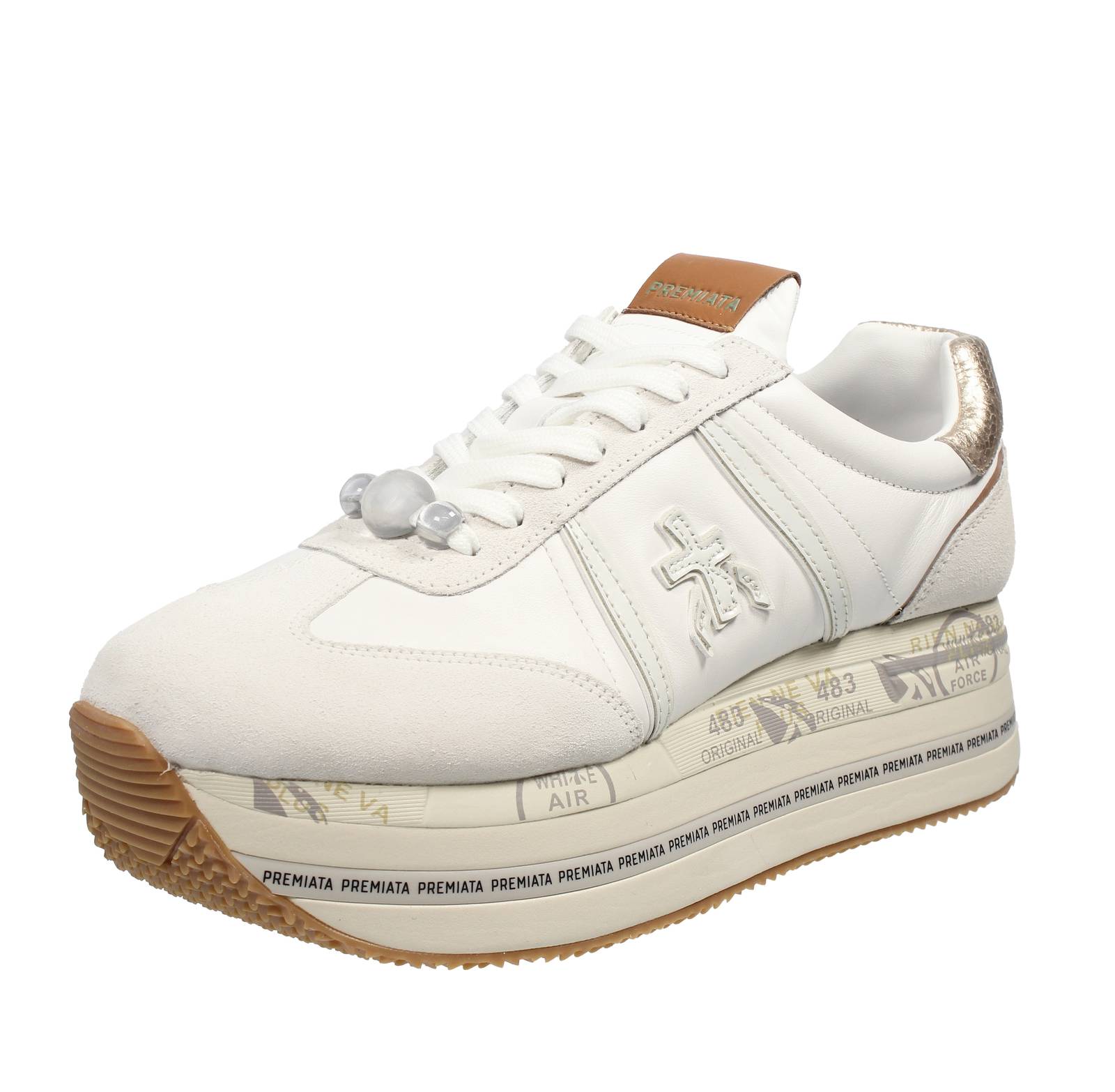 Premiata Beth - Кроссовки на платформе от Pelle Bianco - Кроссовки Donna Scarpe