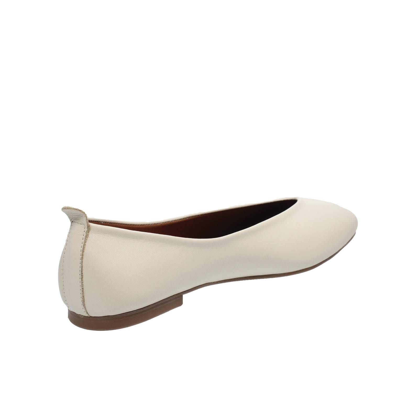 ARIA Leder Ballerinas Damen beige Foto 4