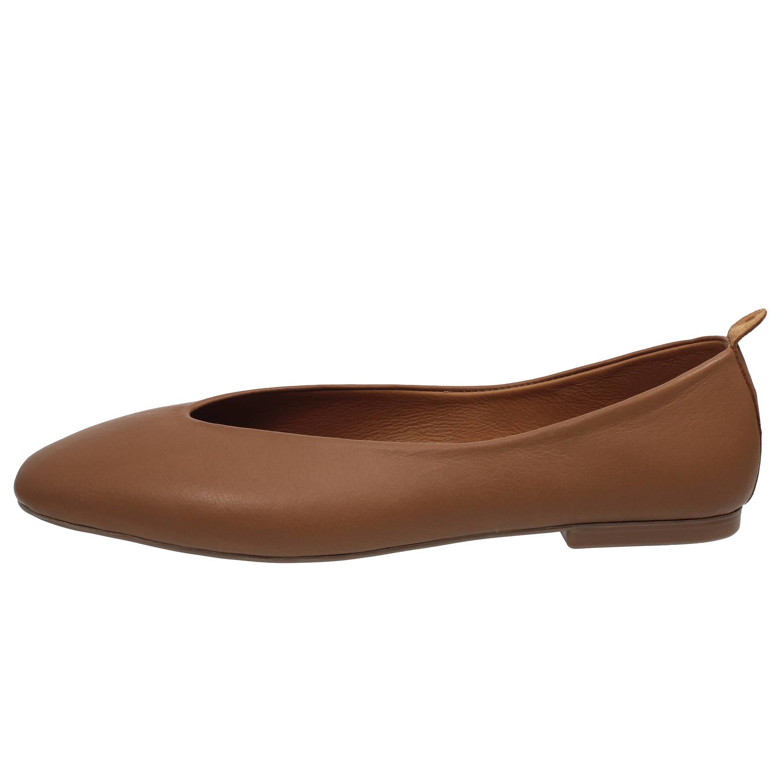 ARIA Leder Ballerinas Damen braun Foto 3