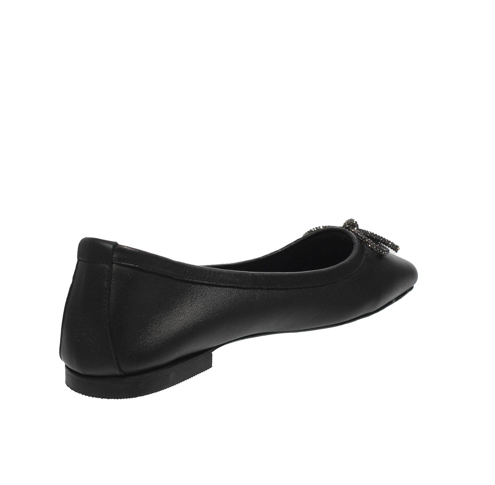 ARIA Leder Ballerinas Damen schwarz Foto 4