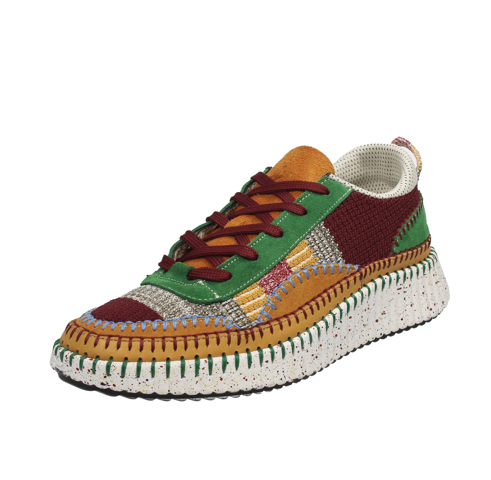 Кроссовки Hello Comfort из разноцветной замши E Tessuto - Кроссовки Donna Scarpe