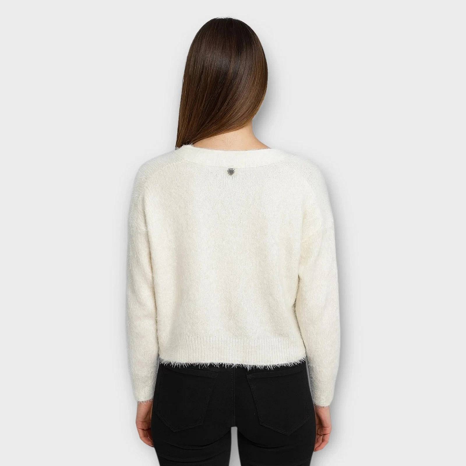 BLASH Cardigan à boutons Femme blanc Photo 2