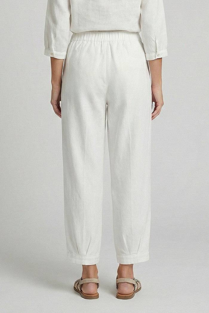 BLASH Pantalon ballon en coton Femme blanc Photo 2