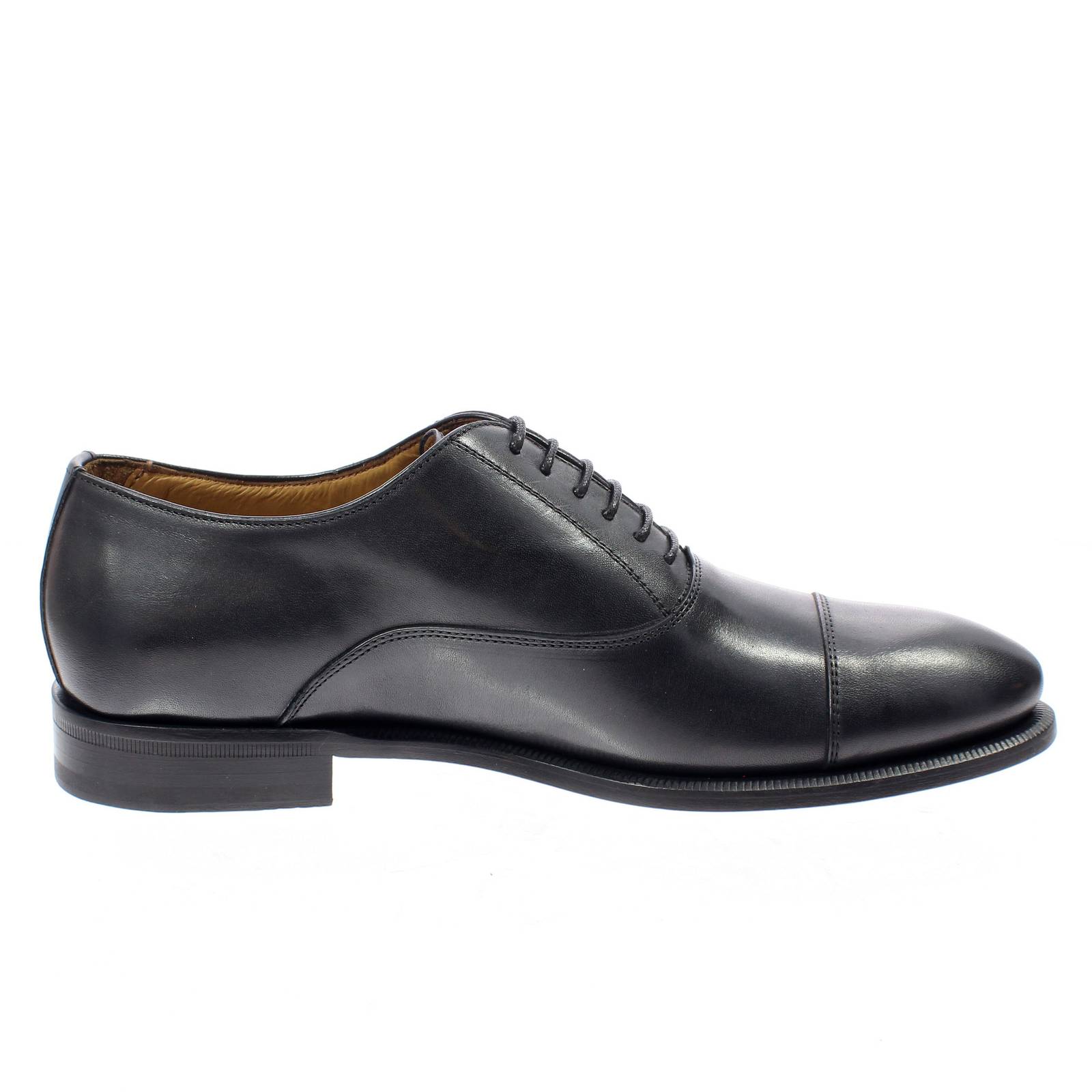 GUIDO FERRI Chaussures à lacets Oxford entièrement en cuir Homme noir Photo 2