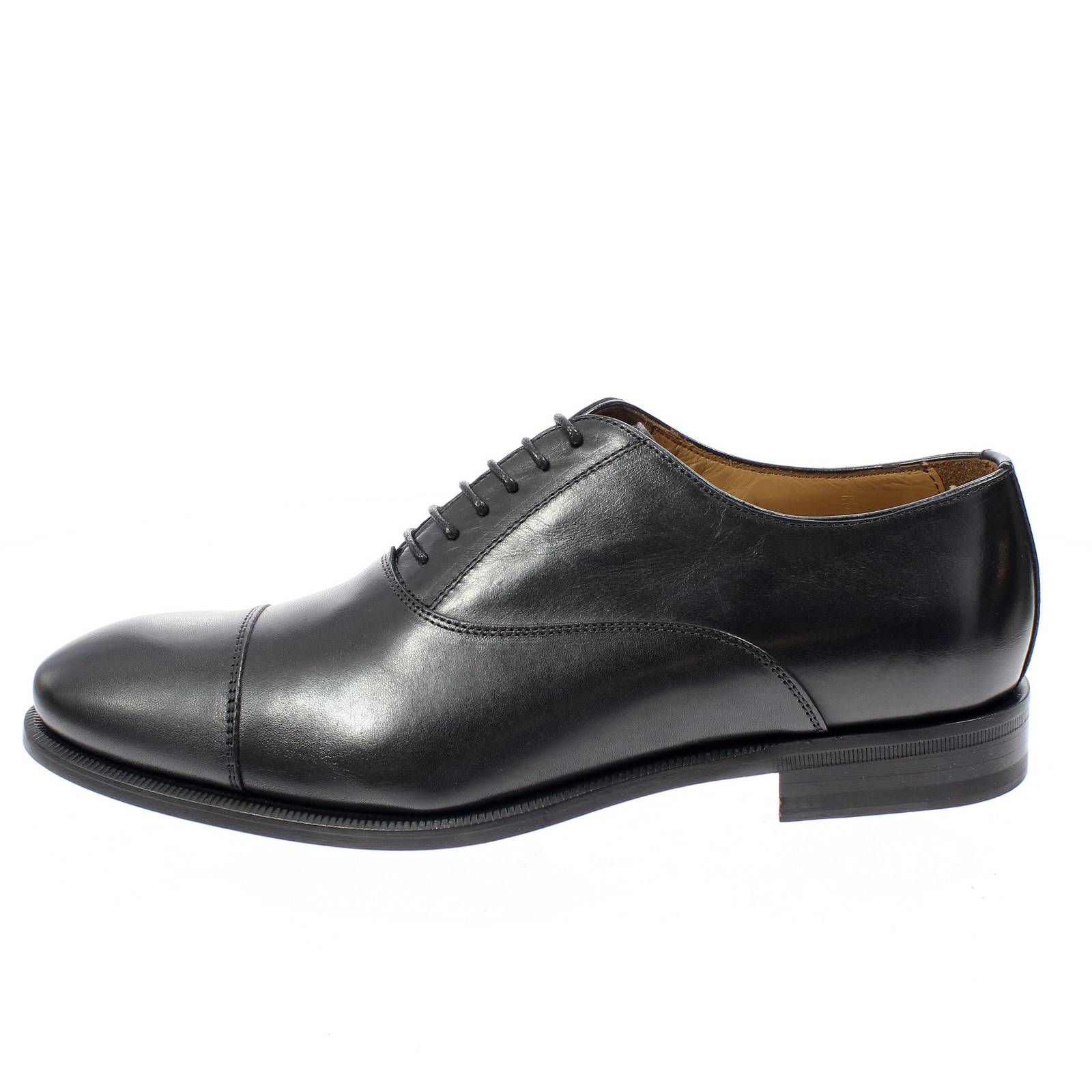 GUIDO FERRI Chaussures à lacets Oxford entièrement en cuir Homme noir Photo 3