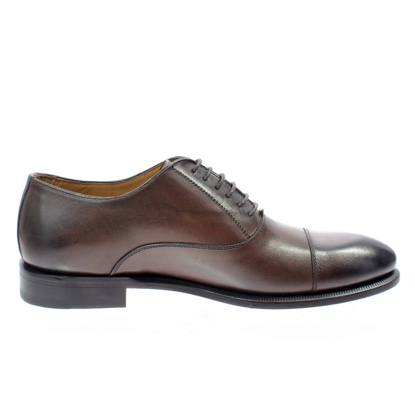 GUIDO FERRI Chaussures à lacets Oxford entièrement en cuir Homme brun marron Photo 2